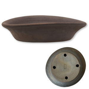 Handmade Tokoname Ceramics -  Reihou nanban plate, 200mm(Dia) x 45mm(H) - Pots