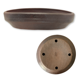 Handmade Tokoname Ceramics -  Reihou bordered nanban, 230mm(Dia) x 50mm(H) - Pots