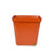 Square Plastic Pot, Terracotta, 12cm -  1Pc. Single container. - Plastics