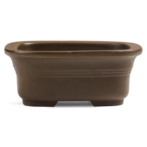 Japanese, Unglazed Containers -  Rounded Rectangular with Lip, 135 x 110 x 55mm - Pots
