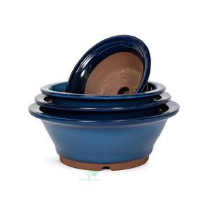Japanese, Namako Glazed Round Containers -   - Pots