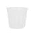 Orchid Plastic Pot, Clear, Small, 13.5cm. -  SMALL,13.5cm (Top dia), 10.5cm (Bottom dia), 11.5cm (Height), 1000ml, Single (1pc). Slotted holes on sides. - Plastics
