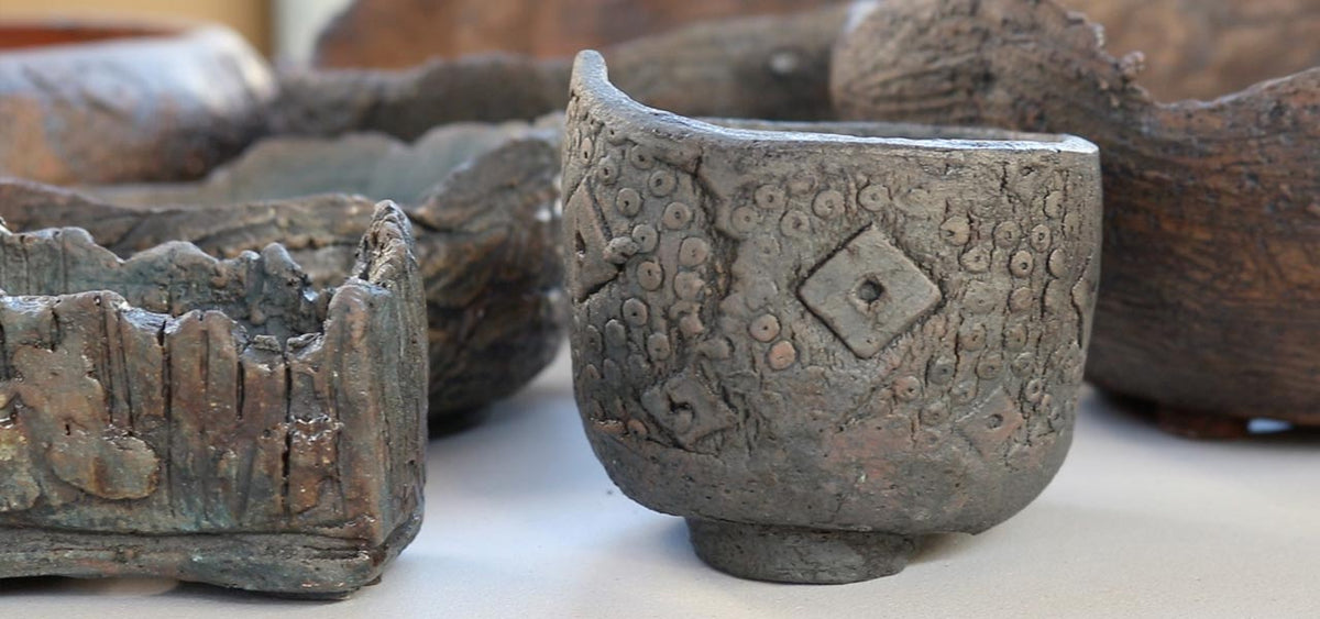 viky petermann slab building bonsai ceramic pots