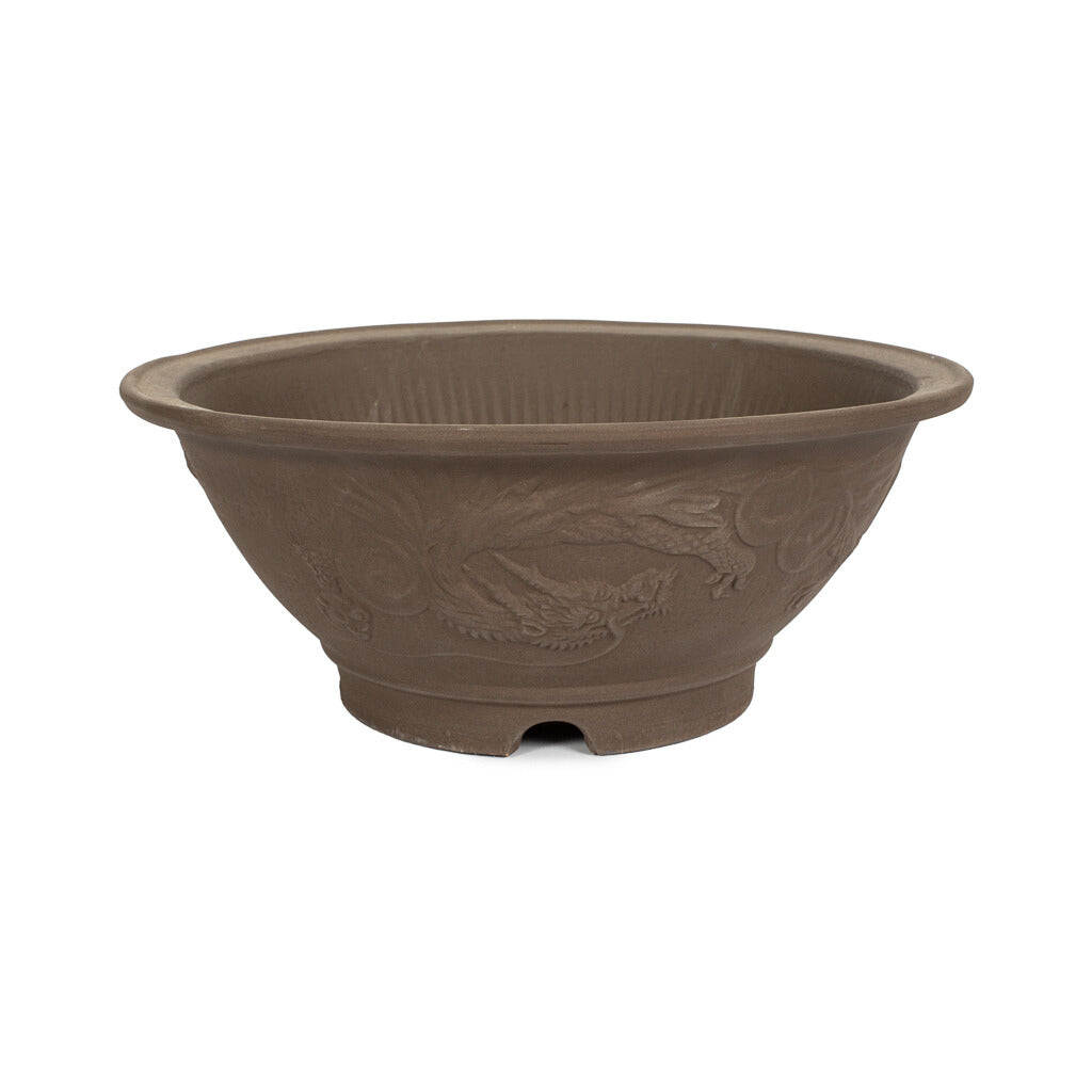 Japanese, Dragon Motif Round Containers -  Small, 220 x  100mm - Pots