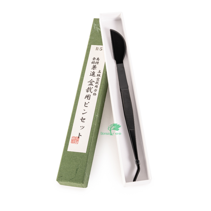 Kaneshin Bonsai Combination "angle point" Tweezer and Trowel, 215mm by Kaneshin