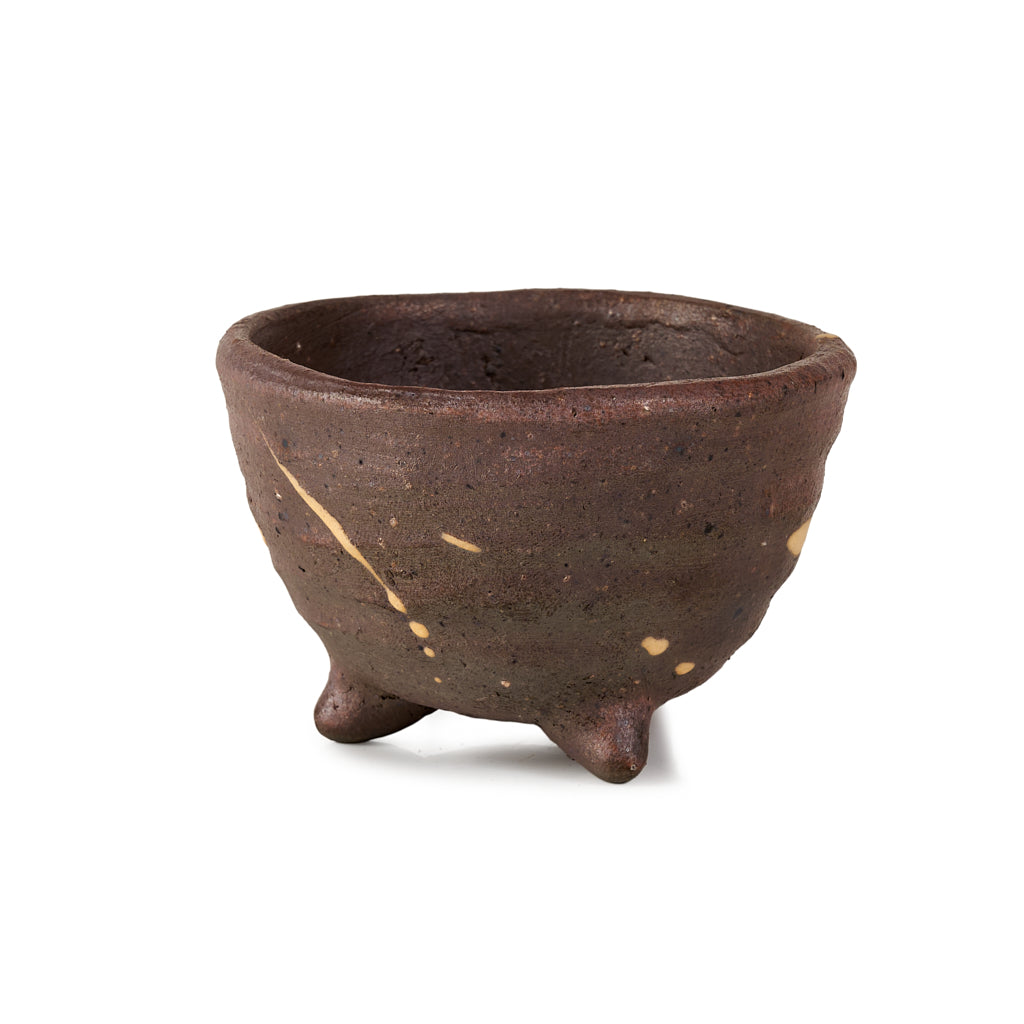 Seizan Mitsue, Round, Unglazed, 84 x 54mm by Marutatu