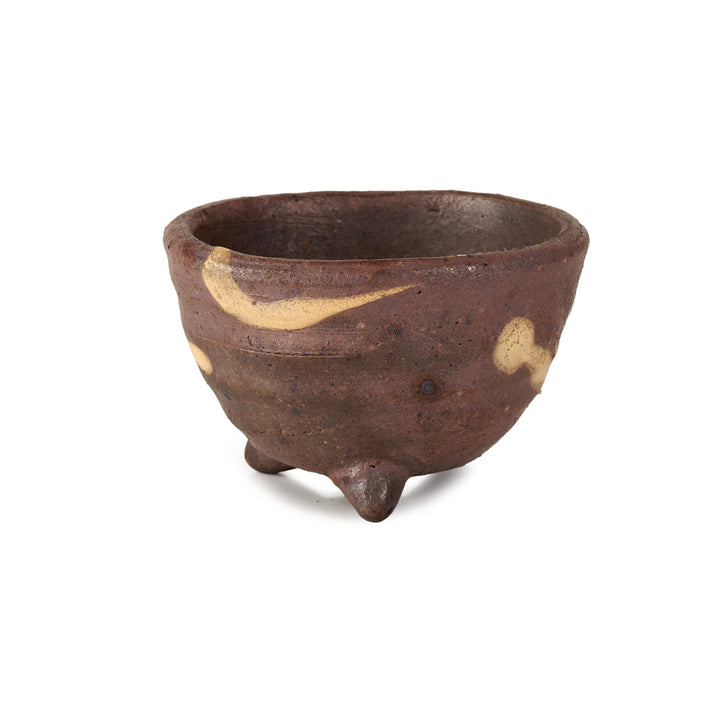 Seizan Mitsue, Round, Unglazed, 84 x 54mm by Marutatu