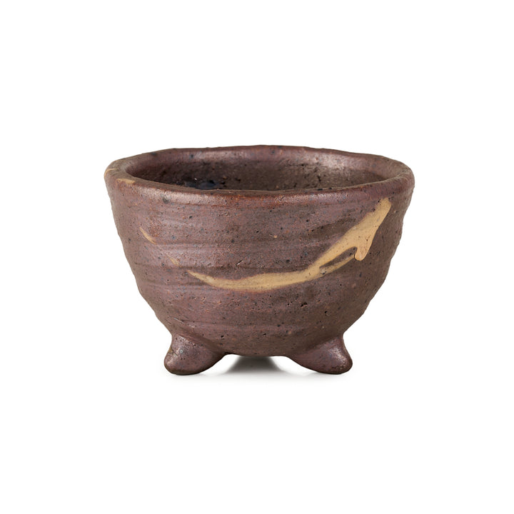 Seizan Mitsue, Round, Unglazed, 100 x 65mm by Marutatu