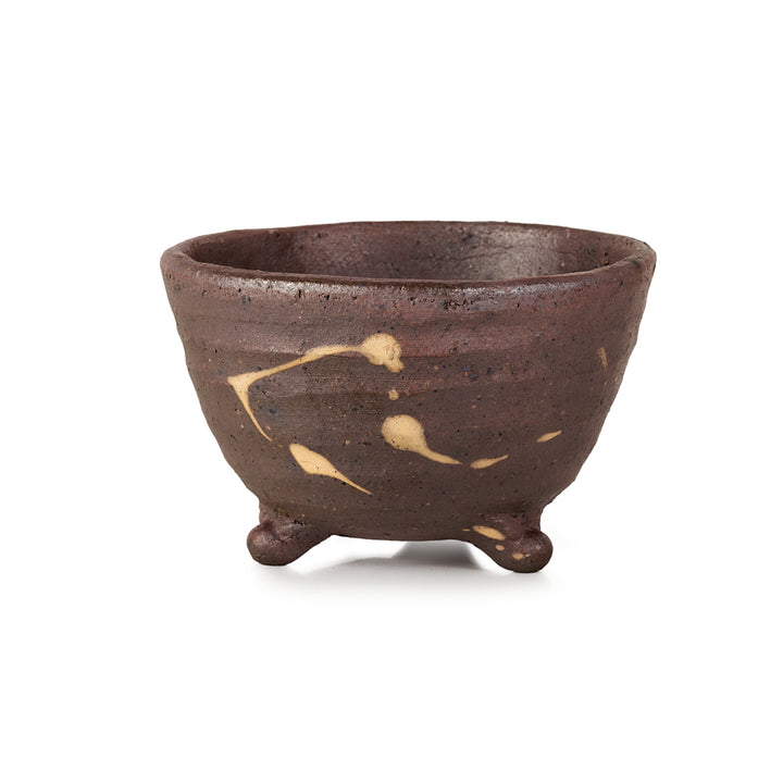 Seizan Mitsue, Round, Unglazed, 130 x 75mm by Marutatu
