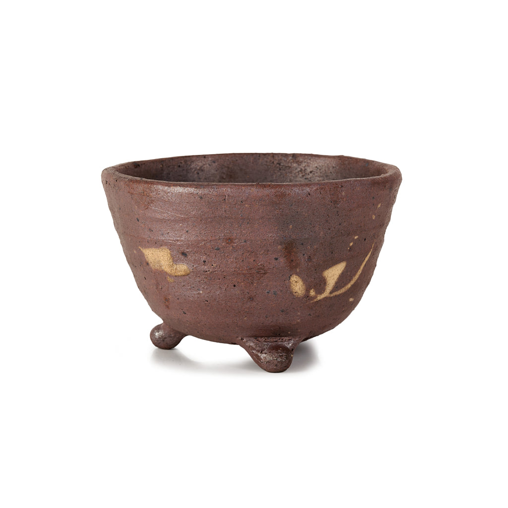 Seizan Mitsue, Round, Unglazed, 130 x 75mm by Marutatu