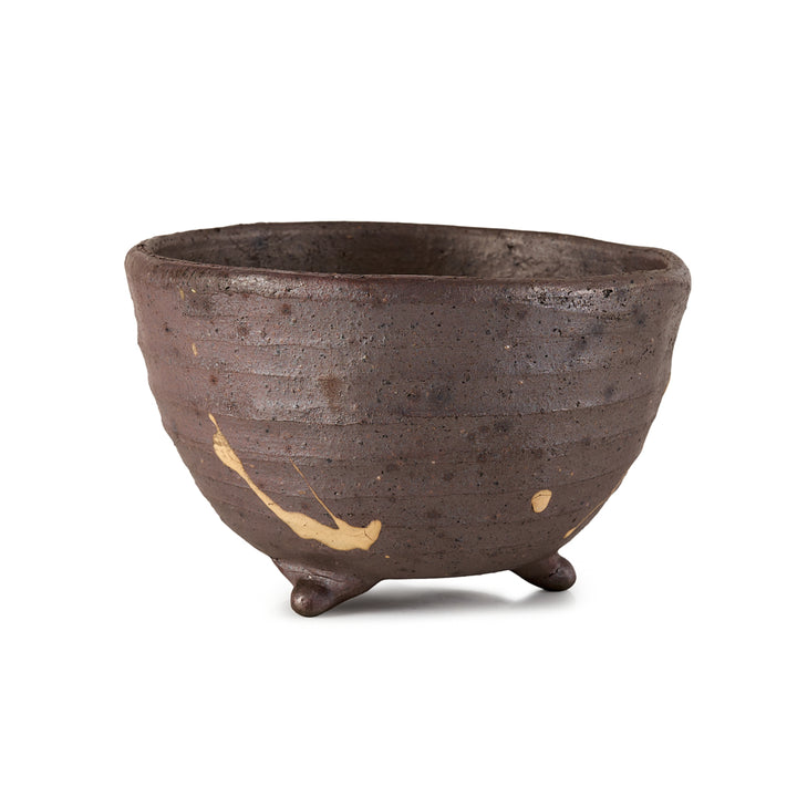 Seizan Mitsue, Round, Unglazed, 155 x 95mm by Marutatu