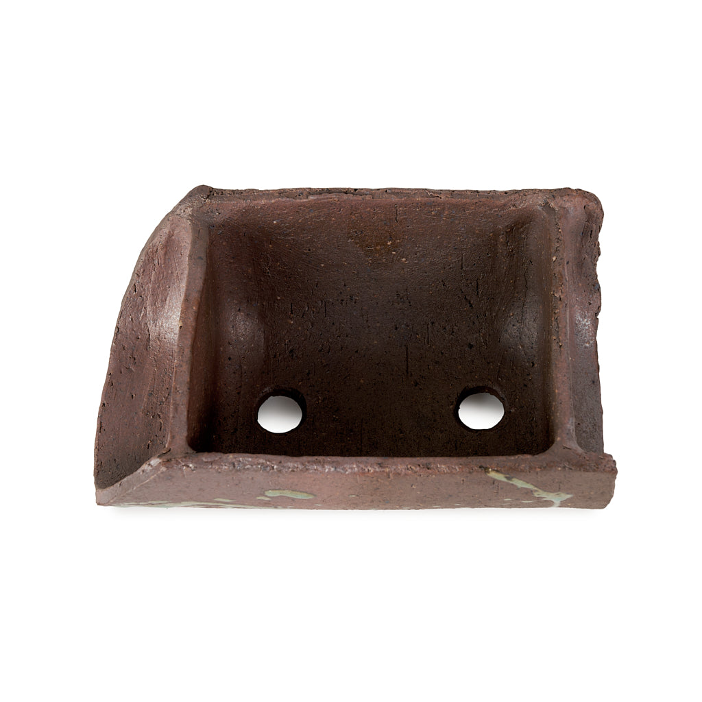 Seizan Mitsue, Rectangle, Unglazed, 170 x 100 x 72mm by Marutatu