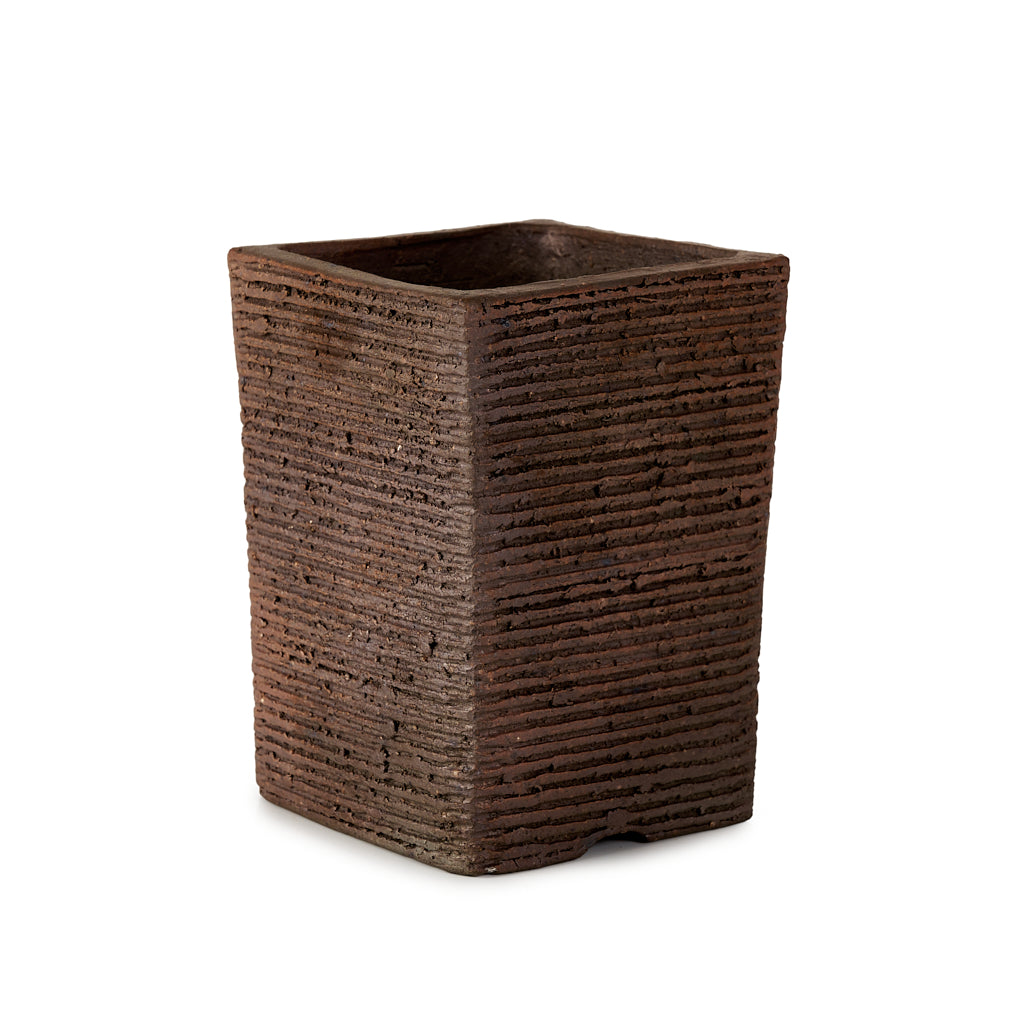 Seizan Mitsue, Rectangle, Unglazed, 88 x 88 x 125mm by Marutatu