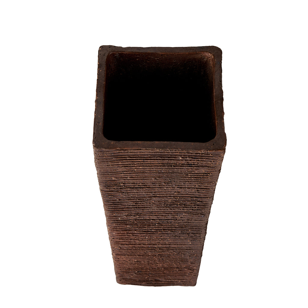 Seizan Mitsue, Rectangle, Unglazed, 95 x 95 x 265mm by Marutatu