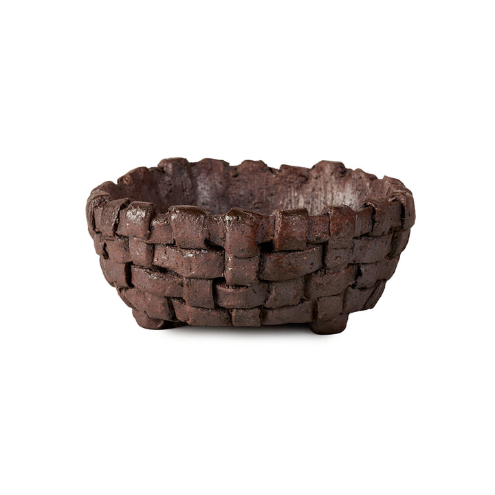 Seizan Mitsue, Round, Unglazed, 115 x 55mm by Marutatu