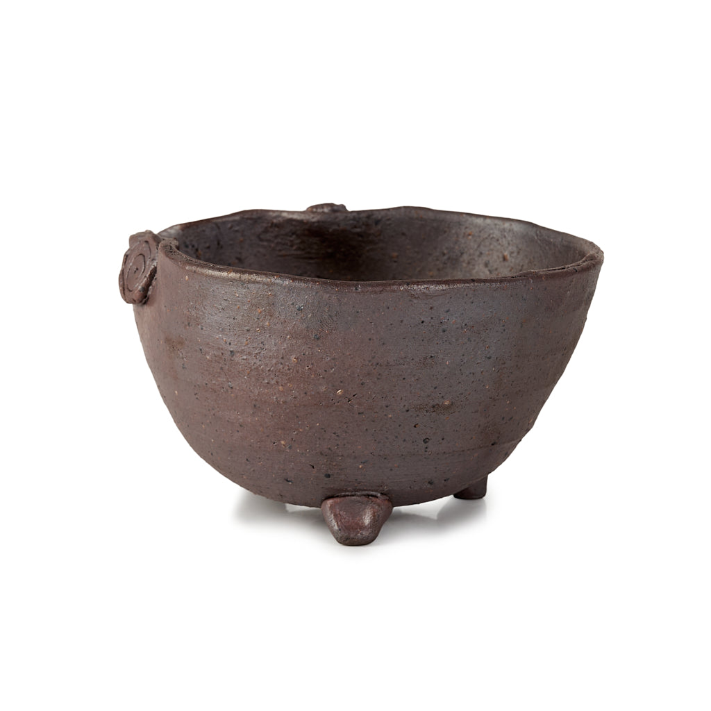 Seizan Mitsue, Oval, Unglazed, 153 x 110 x 78mm by Marutatu