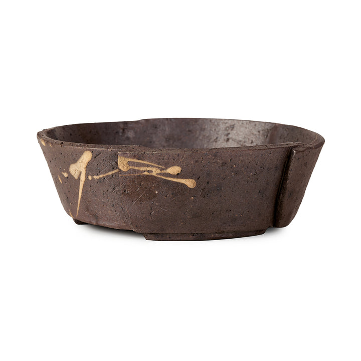 Seizan Mitsue, Round, Unglazed, 195 x 55mm by Marutatu