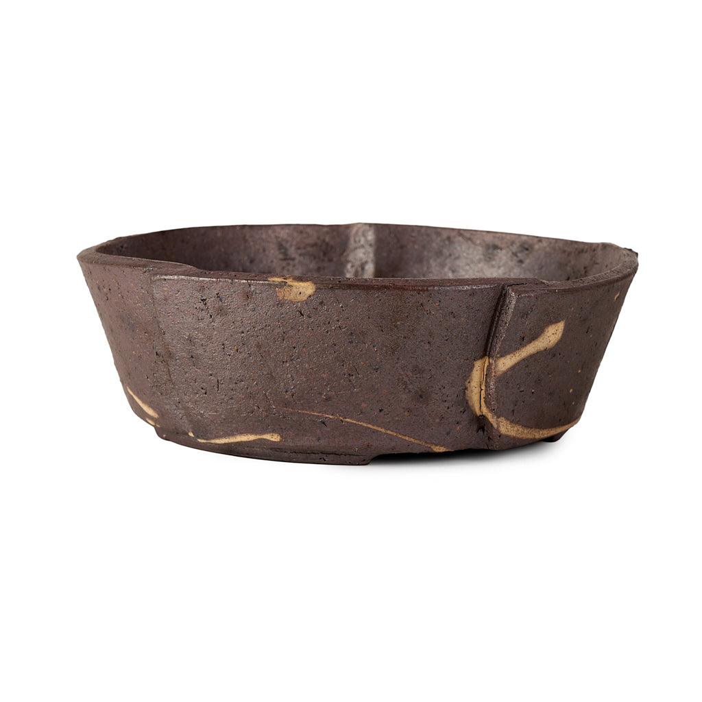 Seizan Mitsue, Round, Unglazed, 195 x 55mm by Marutatu