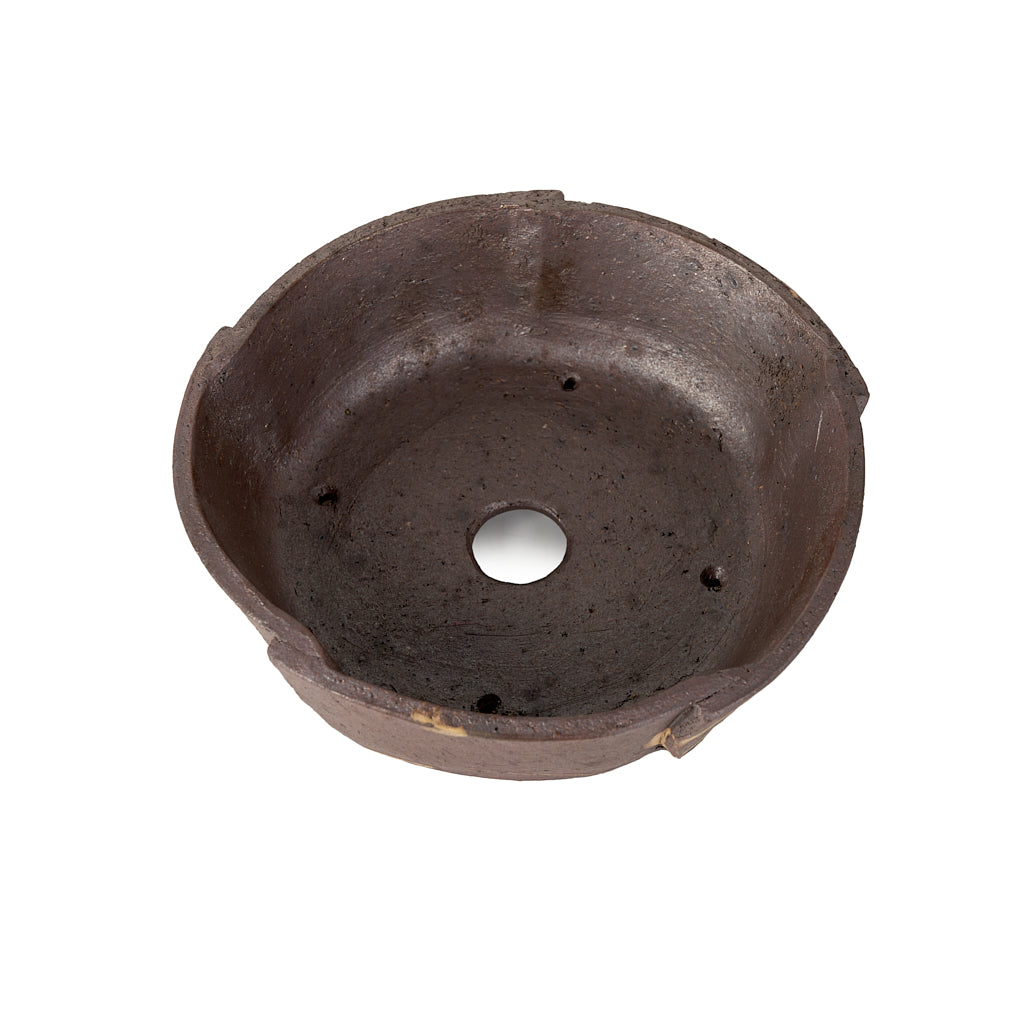 Seizan Mitsue, Round, Unglazed, 195 x 55mm by Marutatu