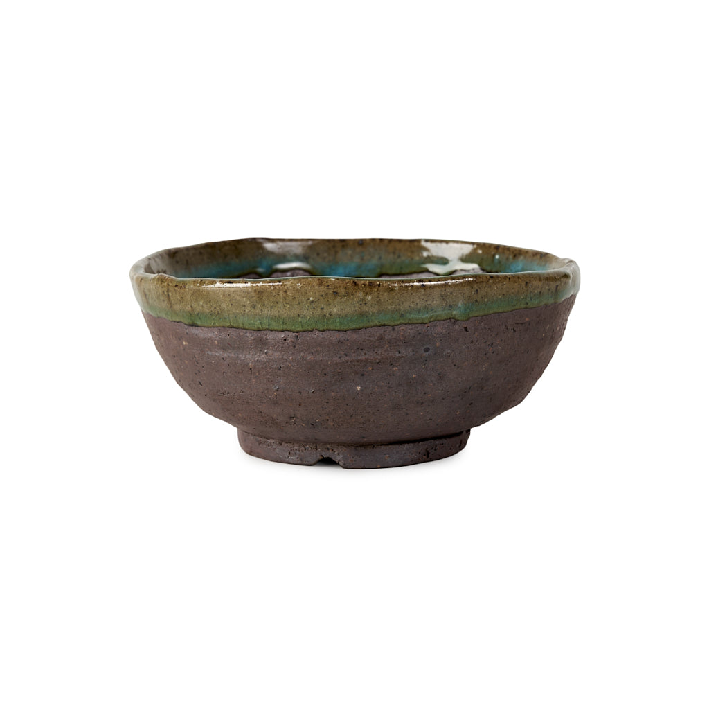 Seizan Mitsue, Round, Unglazed, 135 x 55mm by Marutatu