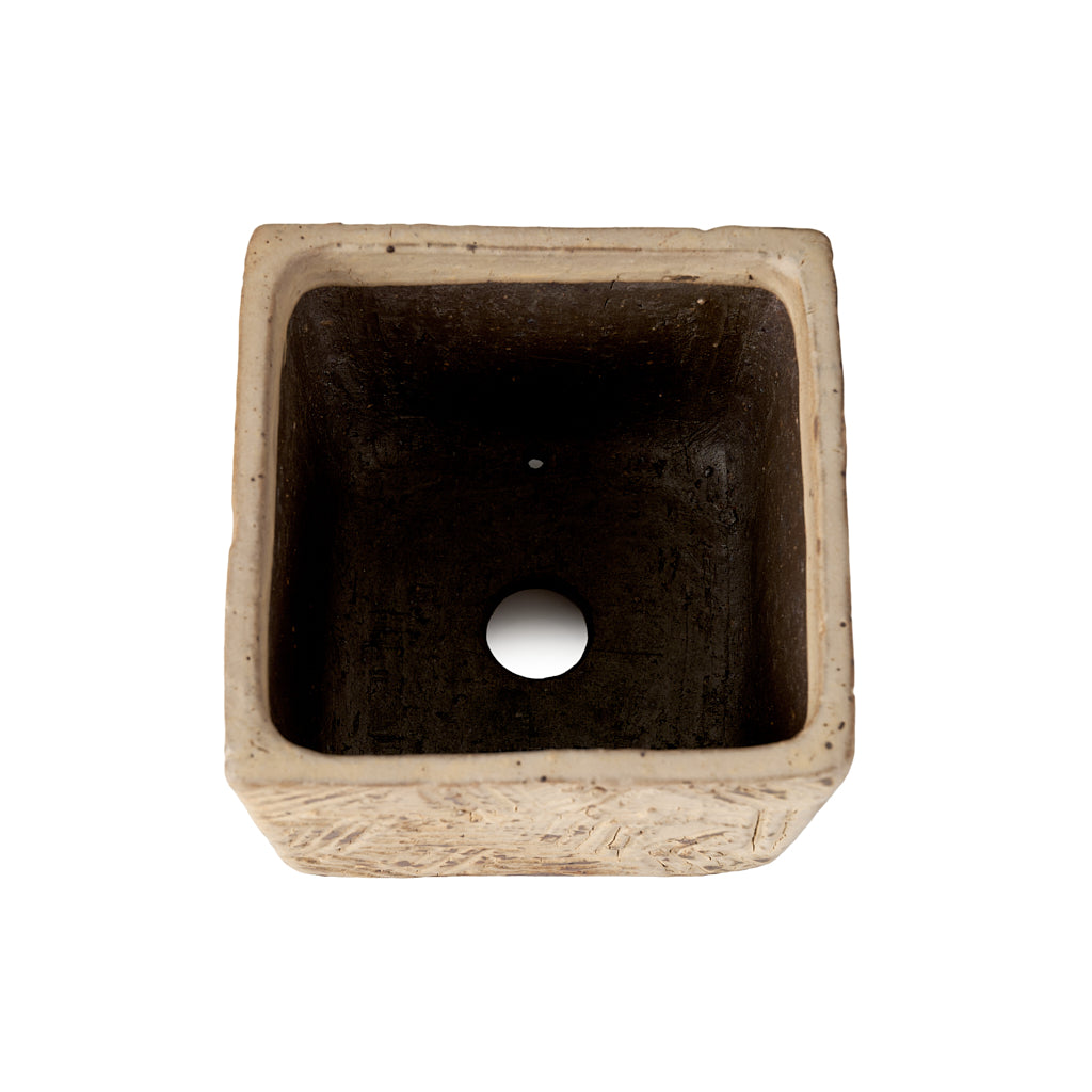 Seizan Mitsue, Square, Glazed, 105 x 105 x 80mm by Marutatu