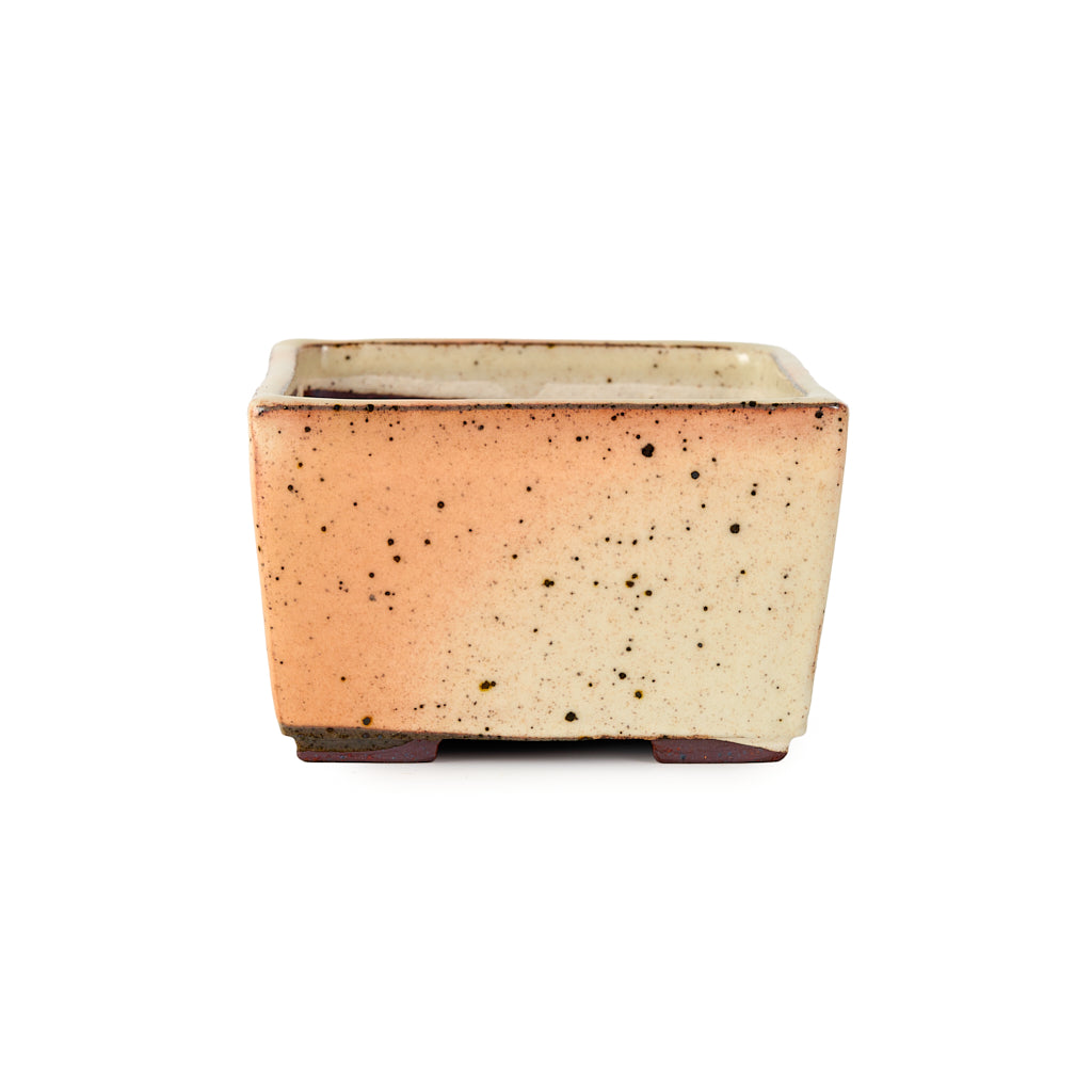 Seizan Mitsue, Square, Glazed, 102 x 102 x 62mm by Marutatu