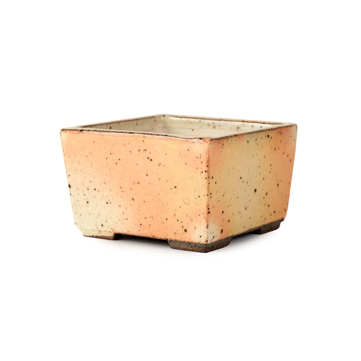 Seizan Mitsue, Square, Glazed, 102 x 102 x 62mm by Marutatu