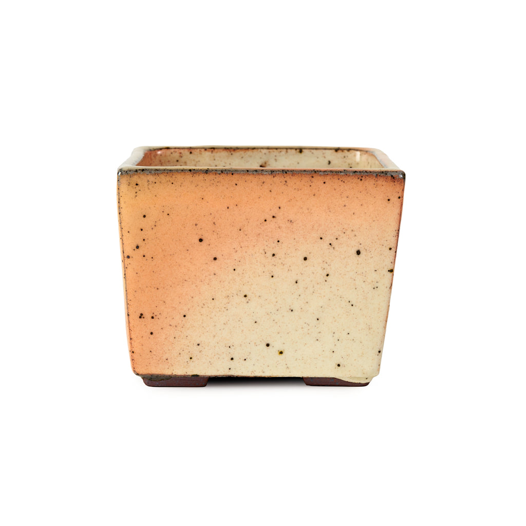Seizan Mitsue, Square, Unglazed, 105 x 105 x 85mm by Marutatu