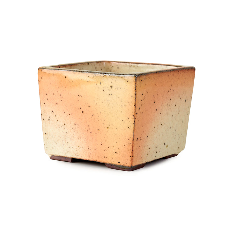 Seizan Mitsue, Square, Unglazed, 105 x 105 x 85mm by Marutatu