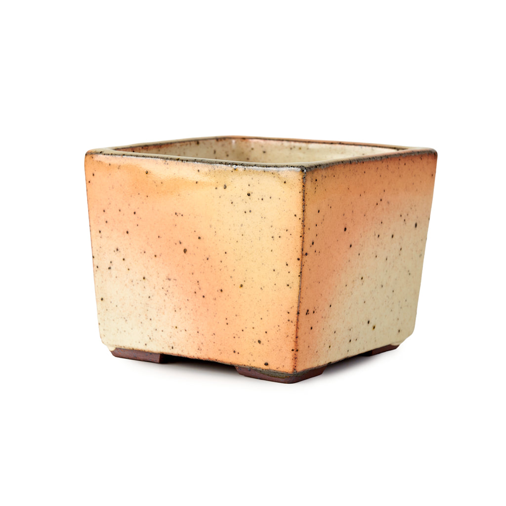 Seizan Mitsue, Square, Unglazed, 105 x 105 x 85mm by Marutatu