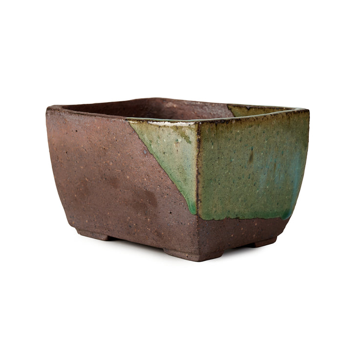 Seizan Mitsue, Rectangle, Unglazed, 135 x 100 x 75mm by Marutatu