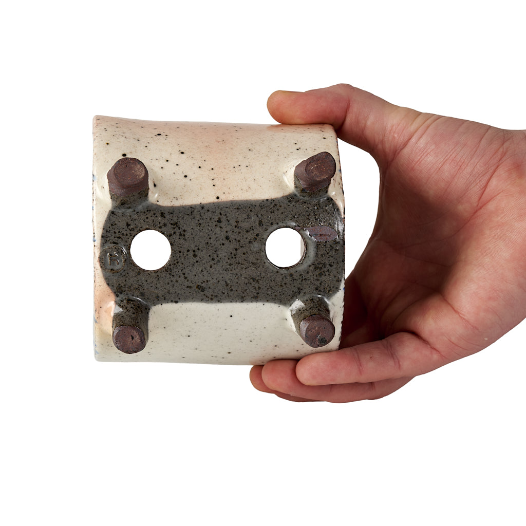 Seizan Mitsue, Square, Glazed, 105 x 105 x 110mm by Marutatu
