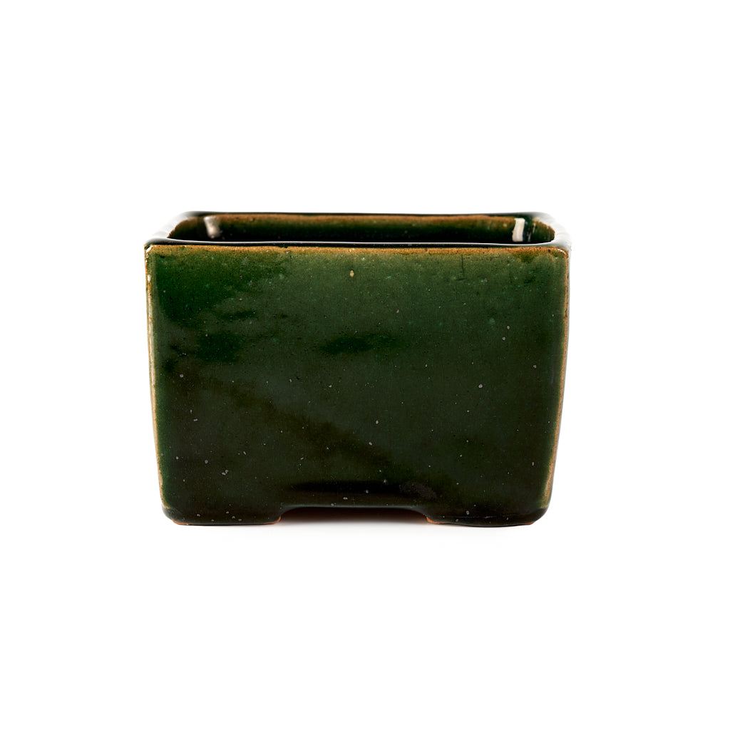 Seizan Mitsue, Rectangle, Glazed, 108 x 90 x 70mm by Marutatu