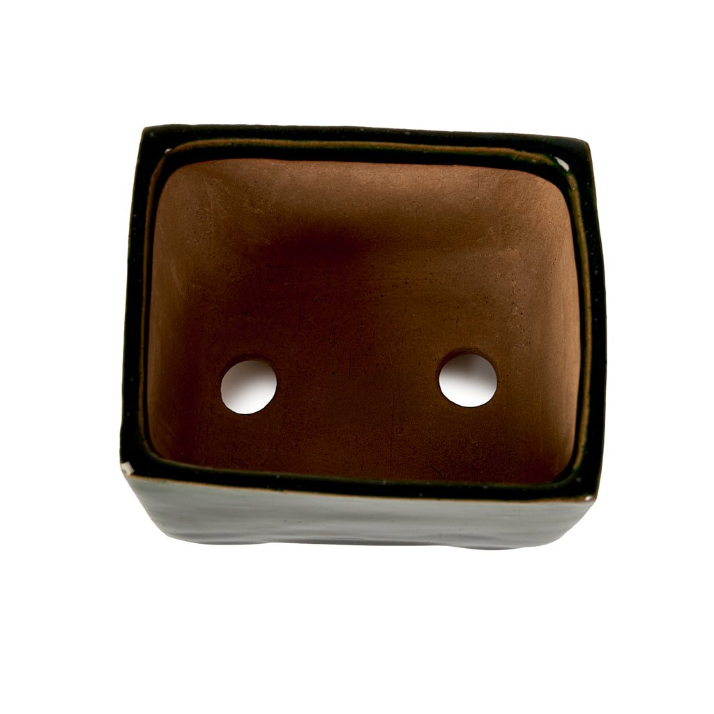 Seizan Mitsue, Rectangle, Glazed, 108 x 90 x 70mm by Marutatu