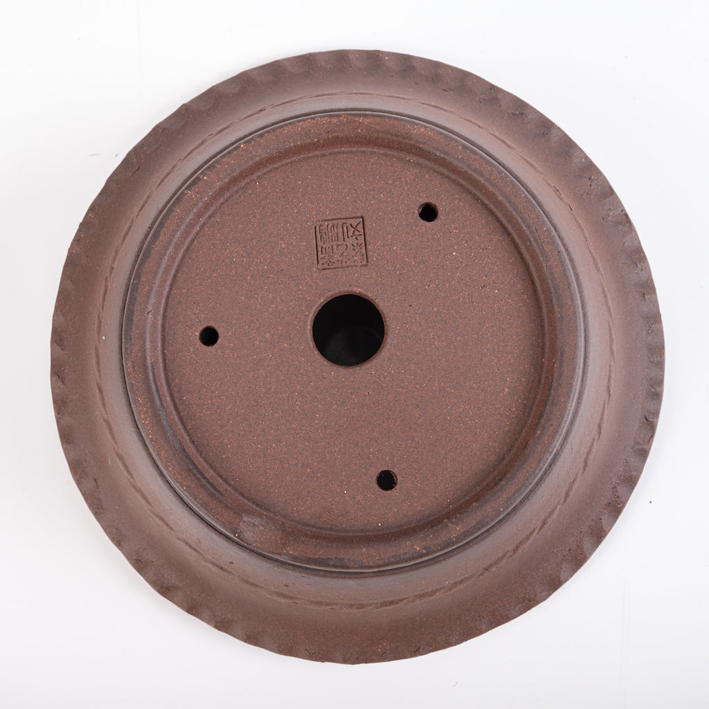 Chinese high quality, unglazed round, 185 x 55mm by Pecenppot
