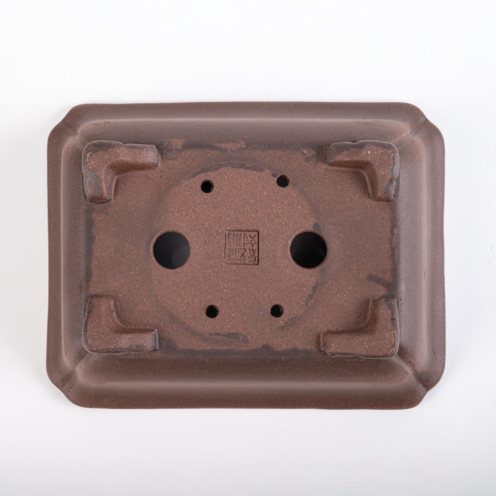 Chinese high quality, unglazed rectangle, 174 x 135 x 50mm - - Pots