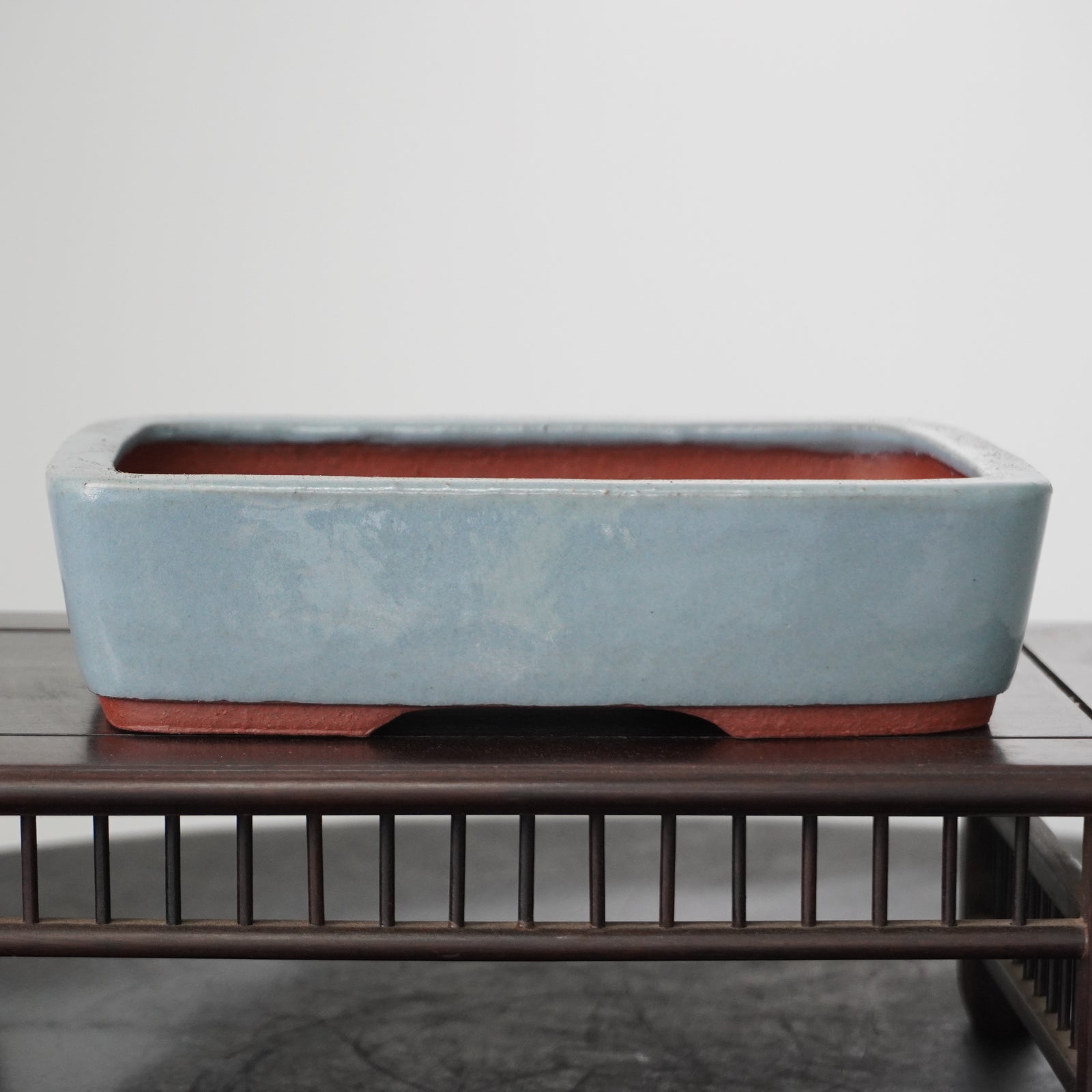 Yozan, Light blue. Rectangular shape, 184 x 130 x 45mm. by Bonsai Tree (Pty) Ltd.
