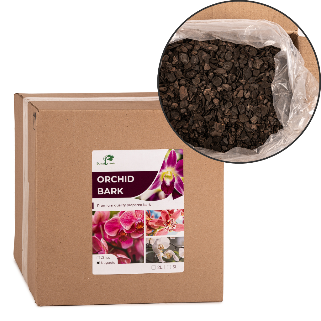 Premium, Treated Orchid Bark for Thriving Orchids - Bonsai Tree Premium, Treated Orchid Bark for Thriving Orchids - Bonsai Tree