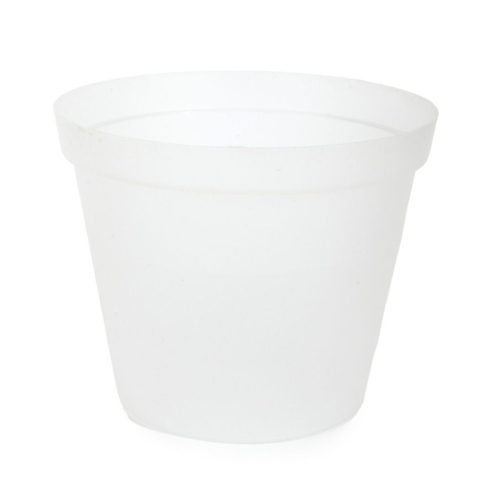 Orchid Plastic Pot, Clear, Extra Small, 8.5cm. by Waldo Plastics