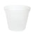 Orchid Plastic Pot, Clear, Extra Small, 8.5cm. -  EXTRA SMALL, 8.5cm (Top dia), 6cm (Bottom dia), 7.5cm (Height). 300ml, Single (1pc). Round holes in base. - Plastics