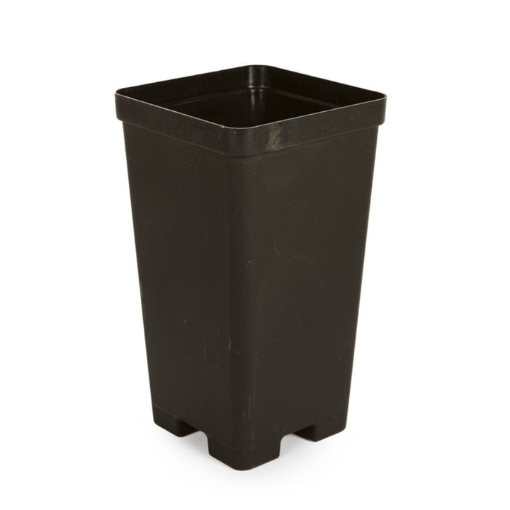 Plastic, Tall Drainage Pot, 9 x 9 x 16cm by Waldo Plastics