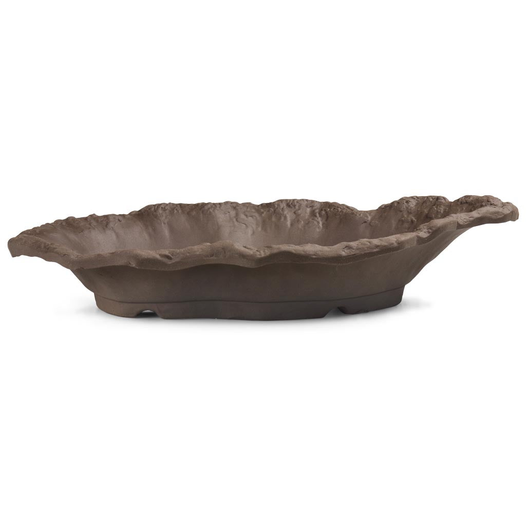 Japanese, Unglazed, Rustic Container, 260 x 160 x 45mm -   - Pots