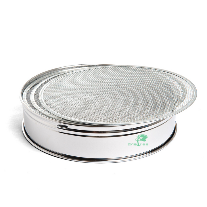 Stainless Steel 3 Piece Soil Sieve, 300mm by Kikuwa