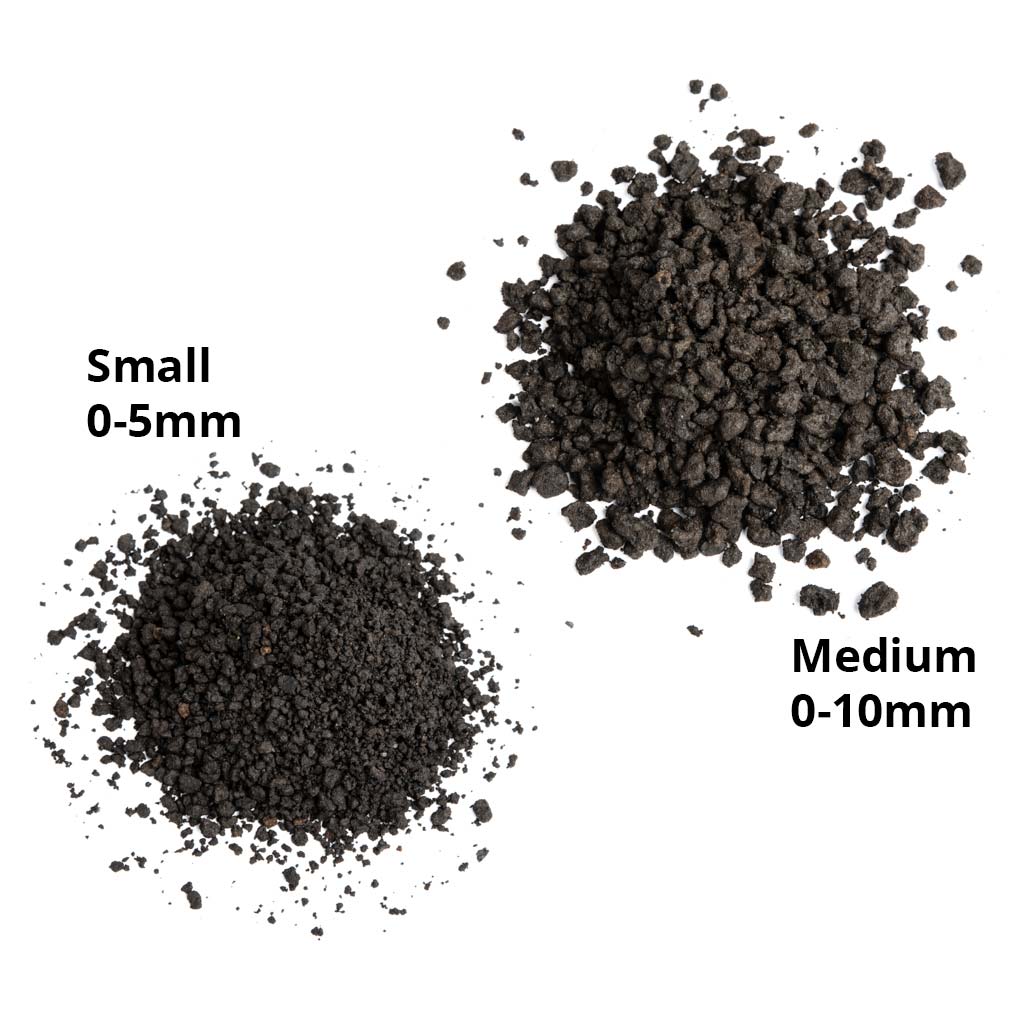 Japanese Lava Stone, Small, 0-5mm by Kobayashi Sangyo
