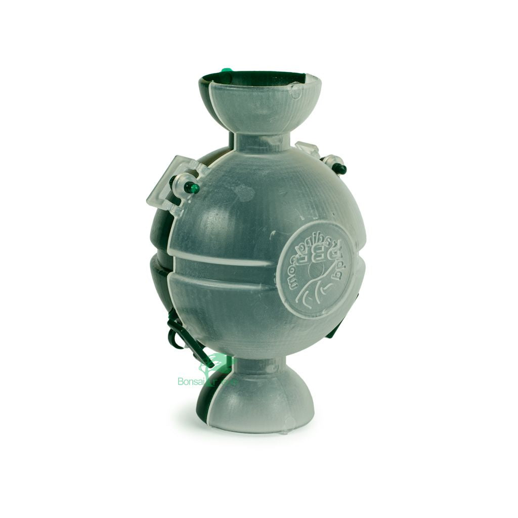 Hybrid DynaBall, air layering ball -  1PC. Hybrid, one side green the other clear - Plastics