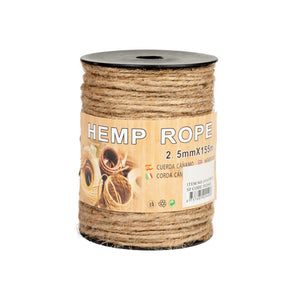 Hemp ropes -  Hemp rope. 2.5mm. 155m. - Florists Supplies