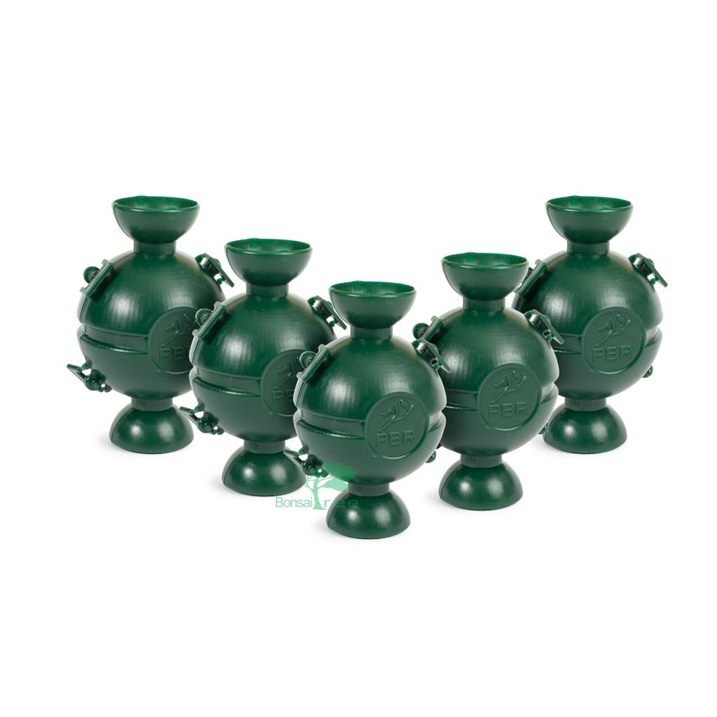 Green DynaBall, air layering ball -  BULK, 5PC Green, opaque and UV stabilized - Plastics