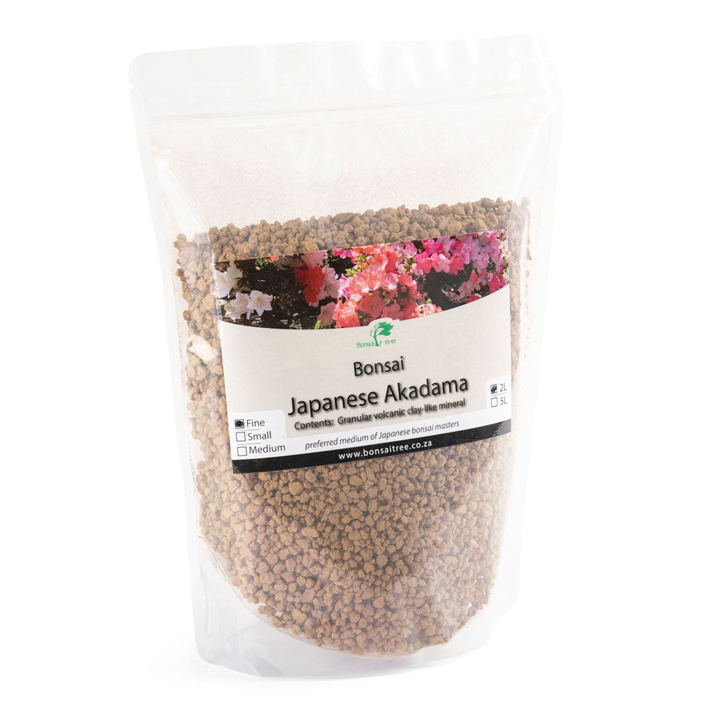 Ibaraki Hard Akadama, Fine, 1-3mm -  2L bag - Growing Mediums