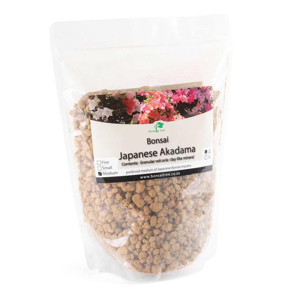 Ibaraki Hard Akadama, Medium, 5-8mm -  2L bag - Growing Mediums