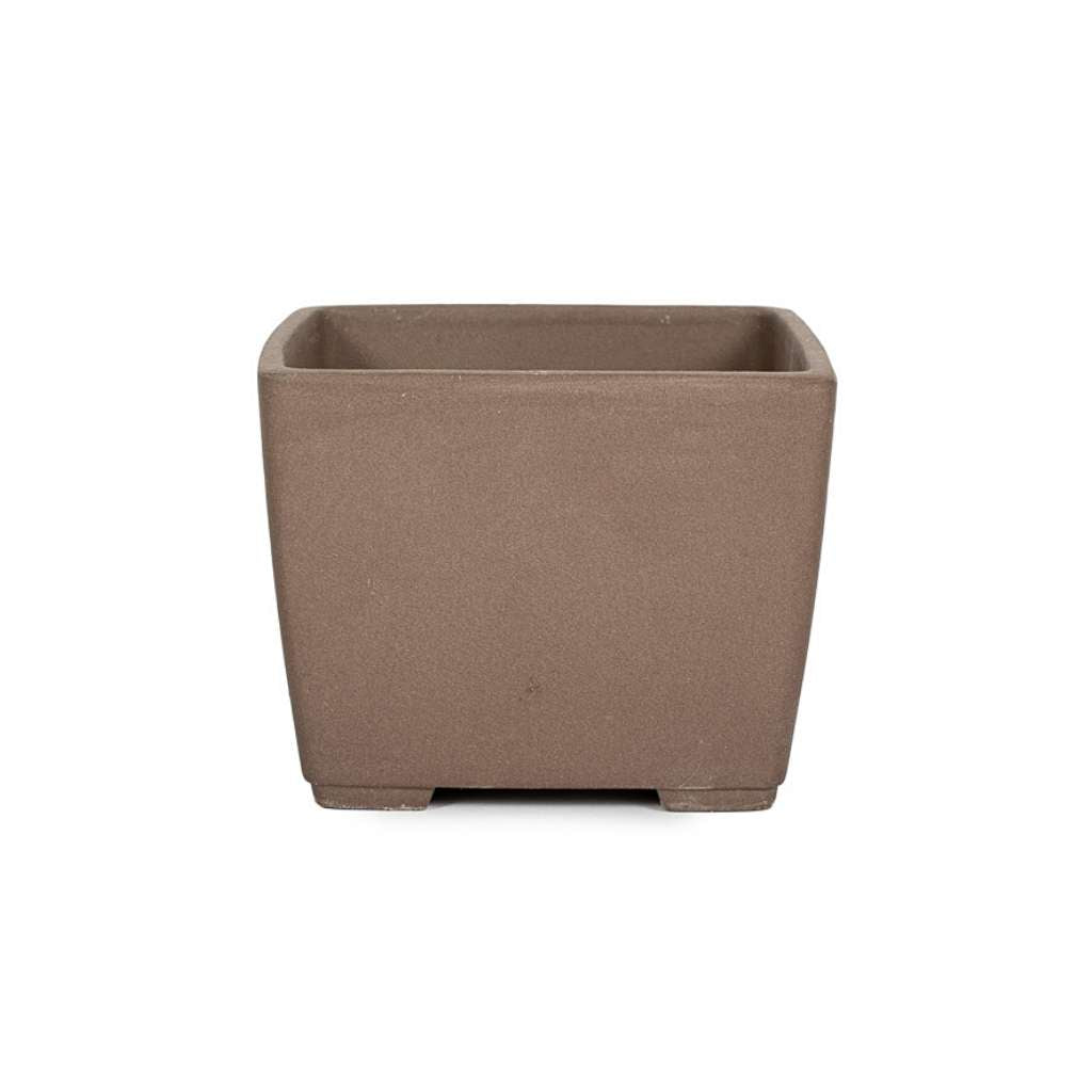 Japanese, Unglazed Containers -  Large, 115(L) x 115(W) x 87mm(H) - Pots